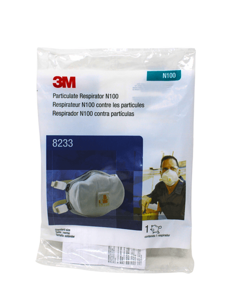 3M 3M™ Particulate Respirator 8233 – N100 Valved Mask