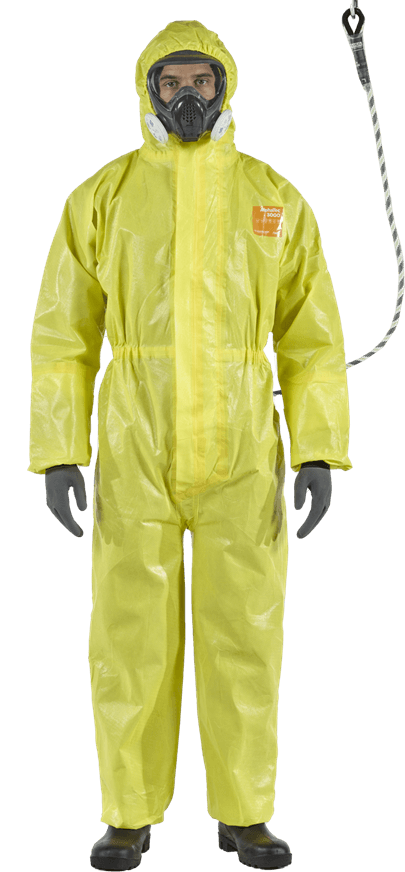 Ansell Ansell AlphaTec® 3000 Ultrasonically Welded & Durable, comfortable multi-layer chemical barrier, Type 3/4/5/6 protection