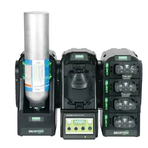 MSA Safety MSA Galaxy GX2 System Test Stand/4 Valve, Altair 5/5X Multigas Detector