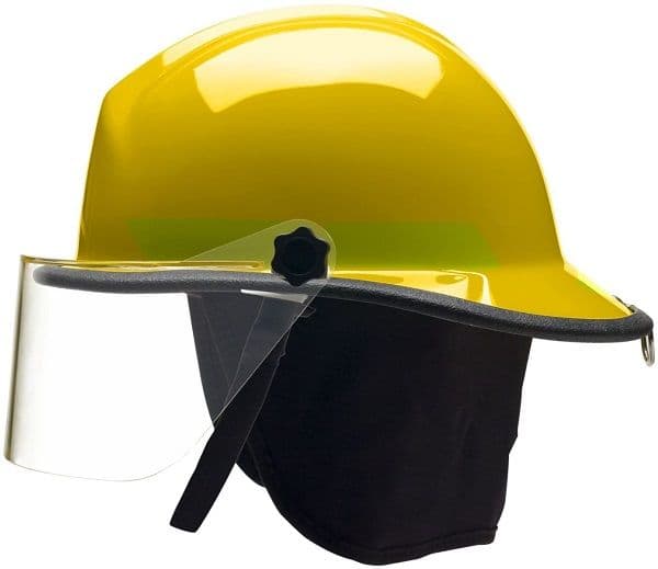 Bullard BULLARD LT Series Fire Helmet, Thermoplastic Structural, Yellow- LTX-R