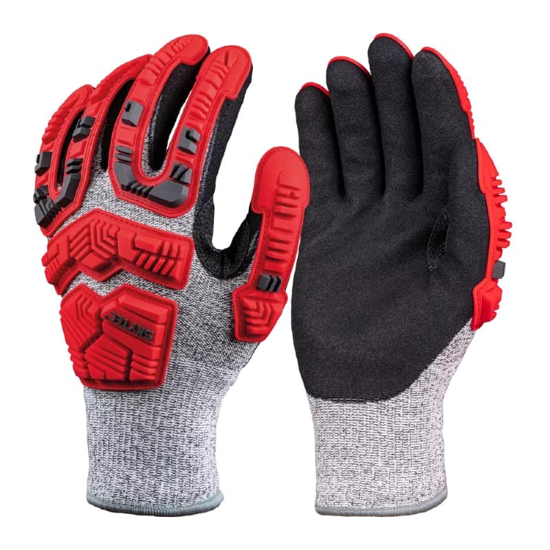 Skytec Skytec Torq Twister Impact Glove with High Cut Resistance, Sandy Nitrile Foam Palm Coating