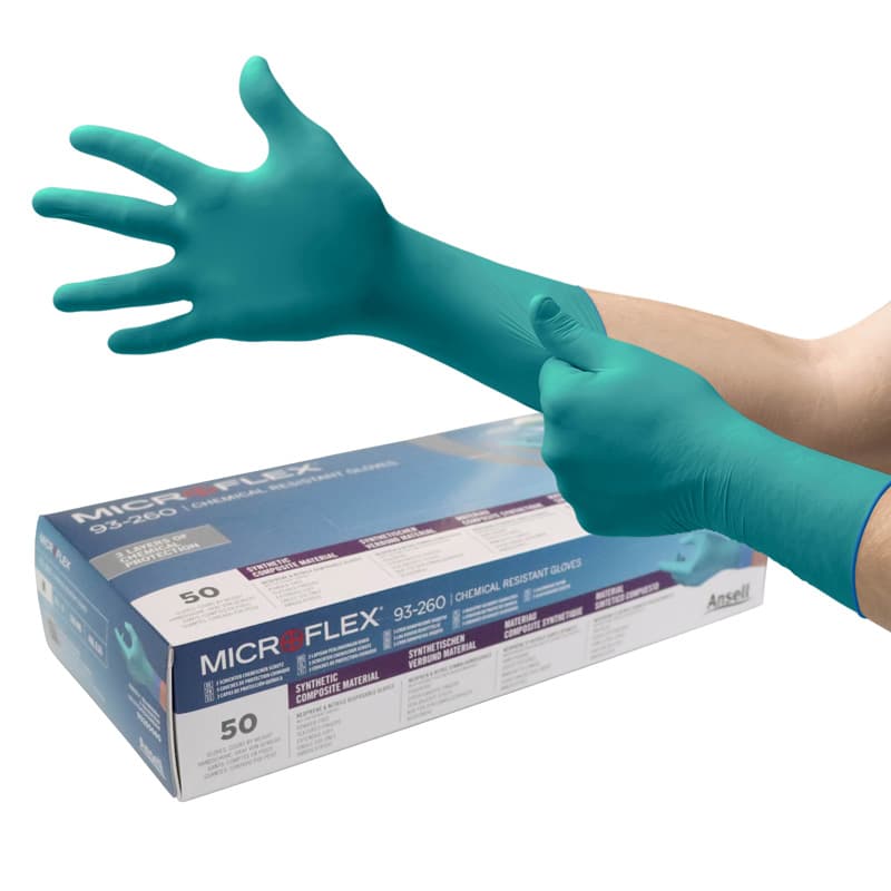 Ansell Ansell Microflex 93-260 Disposable Powder-Free Nitrile-Neoprene Gloves