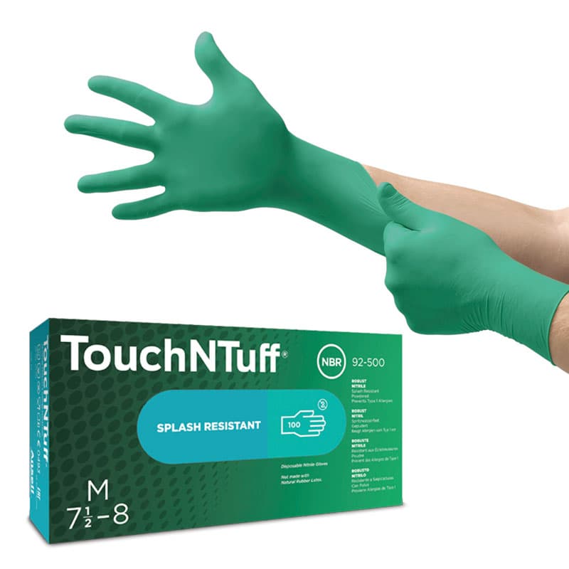 Ansell Ansell TouchNTuff 92-500 Disposable Nitrile Gloves