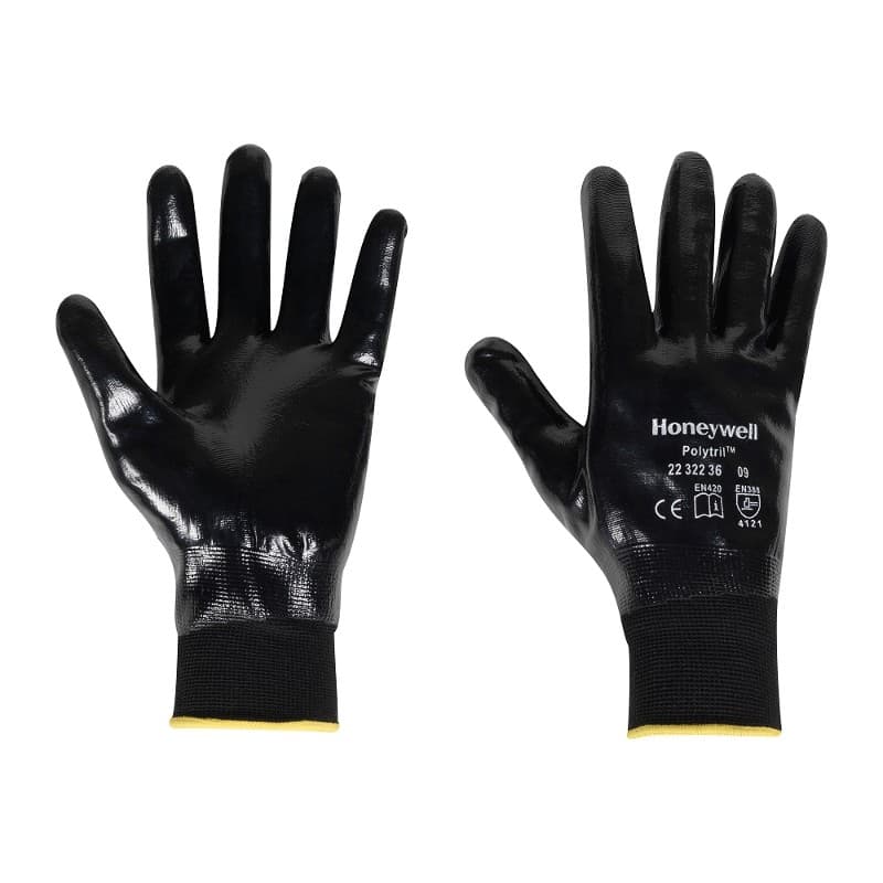 Honeywell Honeywell Polytril Top Nitrile-Coated Oil-Resistant Gloves 750719