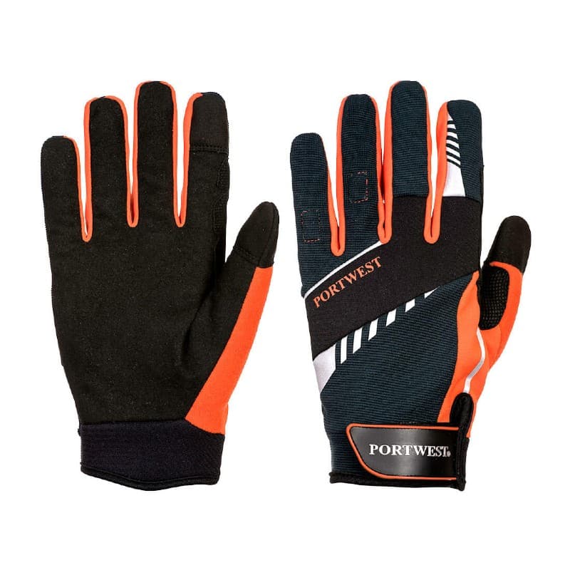 Portwest Portwest A774 DX4 High Visibility Touchscreen Compatible Safety Gloves
