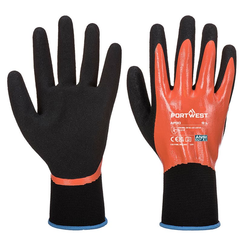 Portwest Portwest AP30 Nitrile Foam Coated Waterproof Handling Gloves
