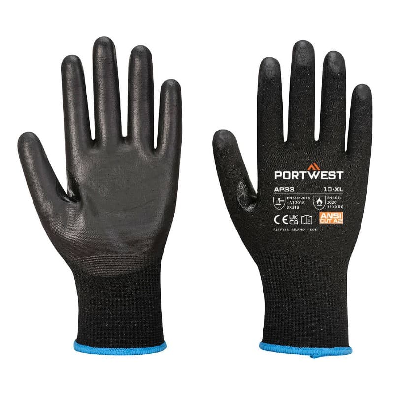 Portwest Portwest AP33 PU Touchscreen Gloves