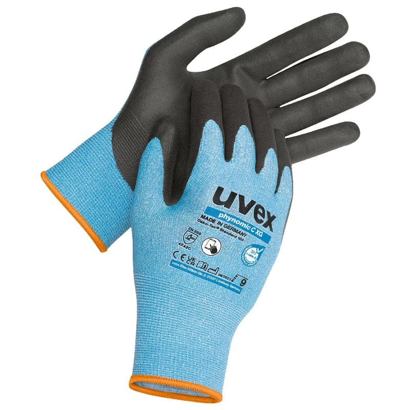 Uvex Uvex 60047 Phynomic C XG Cut Level C Oil Grip Handling Gloves