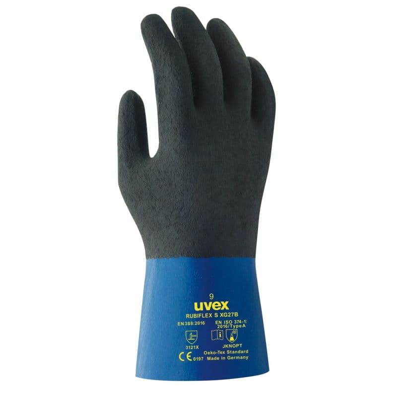 Uvex Uvex Rubiflex S 27cm Chemical-Resistant Gloves XG27B