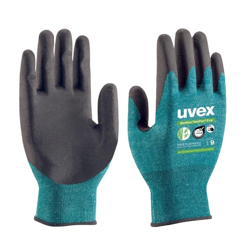 Uvex Uvex TwinFlex Cut Level D Sustainable Bamboo Safety Gloves