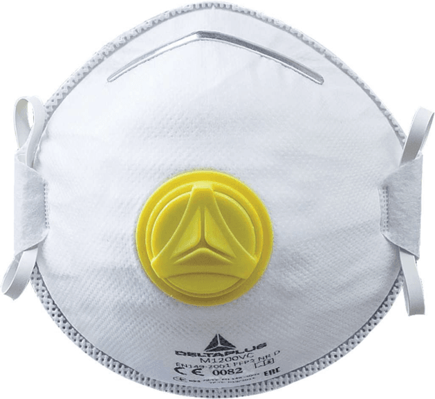 Delta Plus Delta Plus M1200V Disposable Respiratory Mask FFP2 With Valve