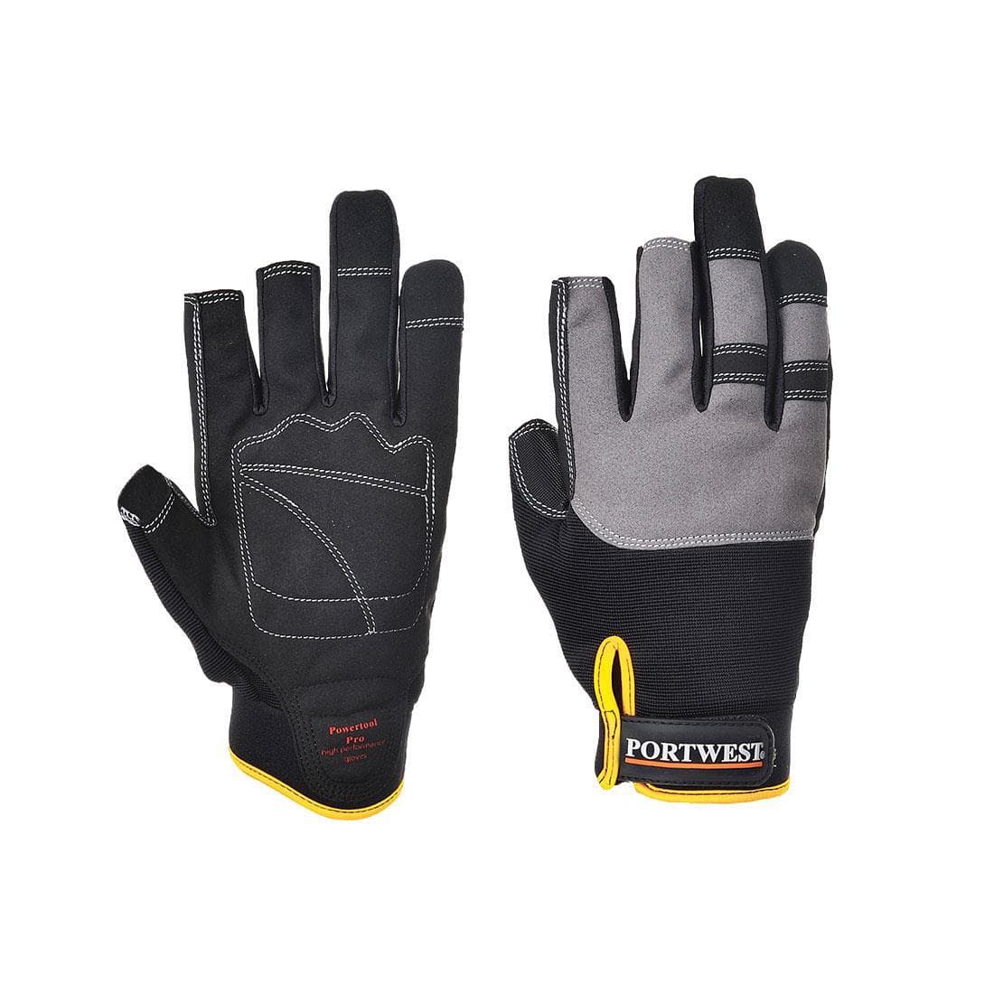 Portwest Portwest A740 – Mechanic 250 Fingerless Glove Black