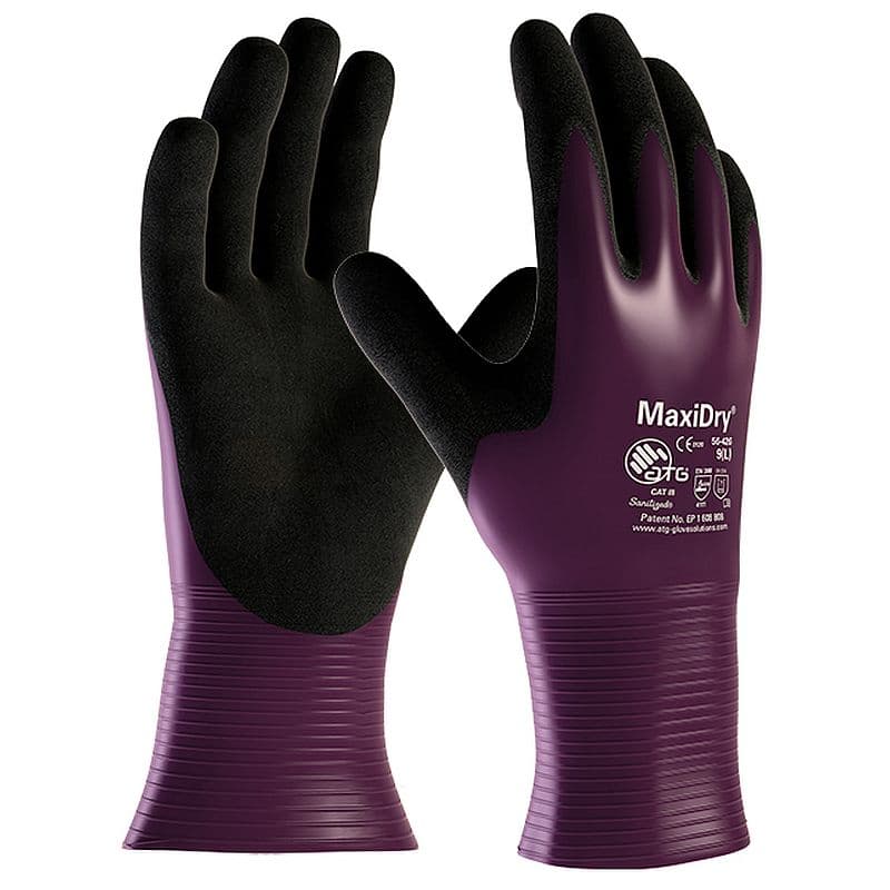 ATG Golves Solutions ATG MaxiDry Oil-Resistant Gauntlet Gloves 56-426