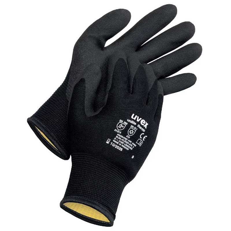 Uvex Uvex 60593 Unilite Thermo Flexible Cold-Resistant Grip Gloves