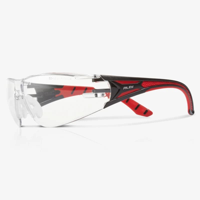 Skytec Riley Stream Red Safety Glasses
